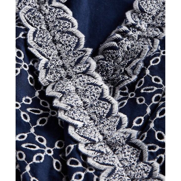 NWT Express Printed Lace Trim Embroidered Belted Wrap Dress w/Belt - Small (S8) - Picture 8 of 11